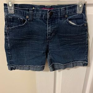 Denim shorts